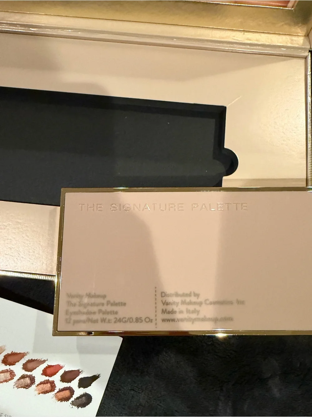 Vanity Makeup 12-Shade Warm-Neutral & Bronze Eyeshadow Palette